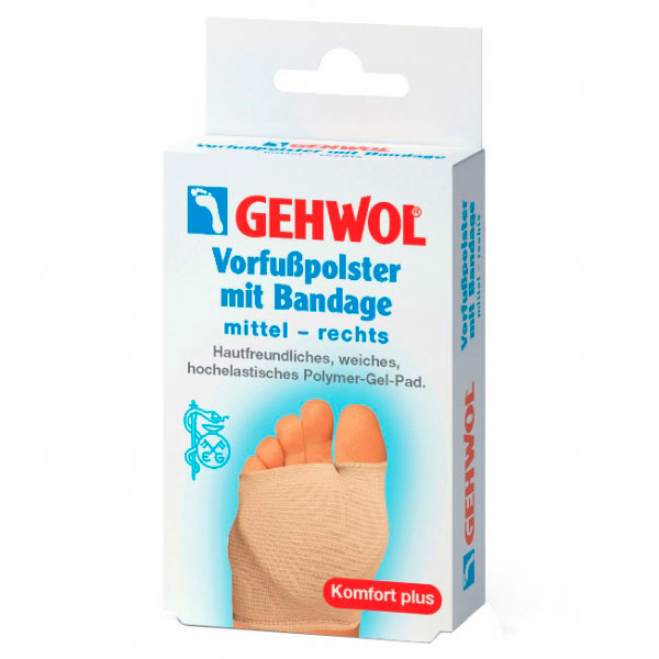 Геволь Подушечка защитная под плюсну средний размер, левая 2681201