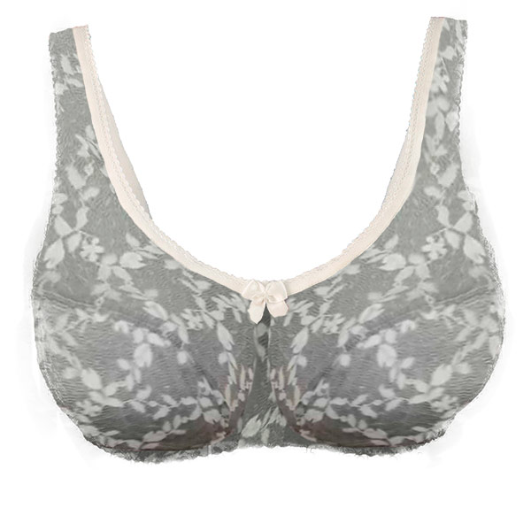 Бюстгальтер Camelia для фиксации экзопротеза 0884У-16 серый/белый