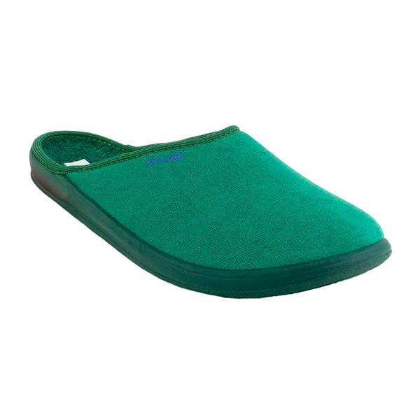 Тапочки домашние Др.Луиджи из текстиля PU-01-01-TF зеленые.
