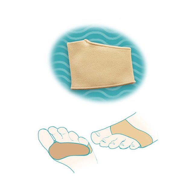 Бандаж с силиконовой вставкой для переднего отдела стопы СТ-53 левый