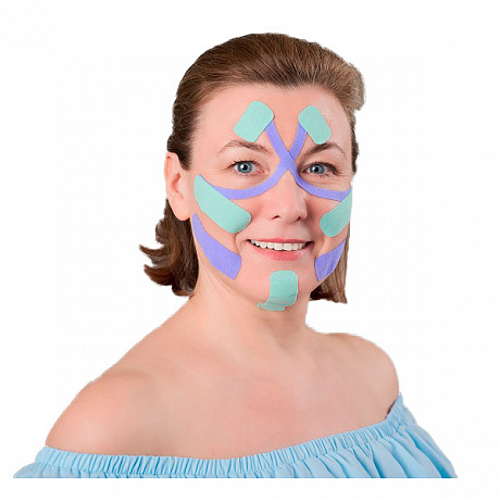 Кинезио тейп Bio Balance Tape Super Soft для лица 5см х 5м бежевый. Изображение 4 из 5