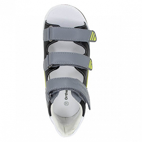Сандали ортопедические Ортобум для мальчиков 27057-02 графитовый шторм. Изображение 3 из 6