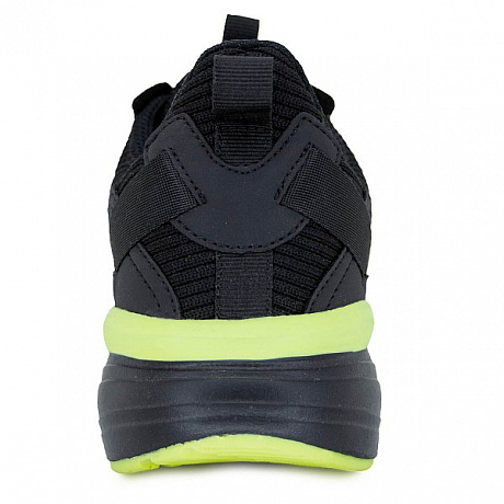 Кроссовки ортопедические Ортобум для мальчиков 30223-02 черные с лаймом. Изображение 3 из 6