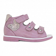 Сандали ортопедические Ортобум для девочек 25057-04 короловеский розовый.