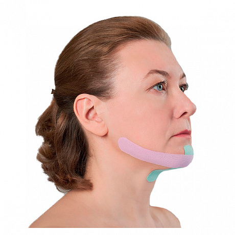 Кинезио тейп Bio Balance Tape Super Soft для лица 5см х 5м бежевый. Изображение 5 из 5