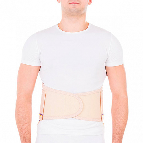 Корсет ортопедический Тривес 6 ребер жесткости Т.58.09 бежевый. Изображение 2 из 7
