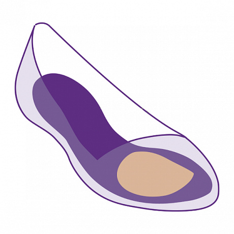 Вкладыш под передний отдел стопы Тривес СТ-232. Изображение 2 из 2