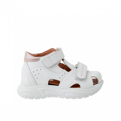 Сандали ортопедические Твики для девочек TW-145-4 белый/розовый. Изображение 2 из 4