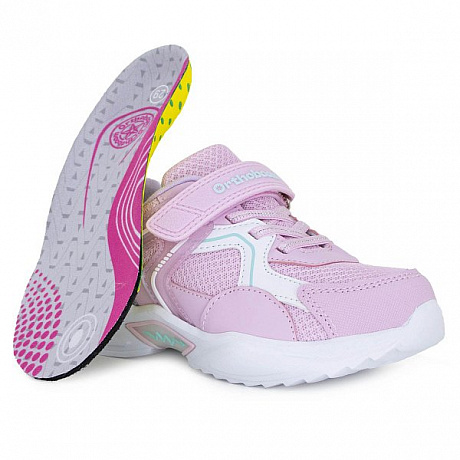 Кроссовки ортопедические Ортобум для девочек 33223-26 розовый рассвет. Изображение 4 из 6