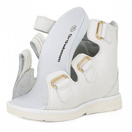 Сандали ортопедические Ортобум для девочек 71057-06 песочная бабочка. Изображение 4 из 5