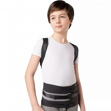 Корсет ортопедический Orto грудо-пояснично-крестцовый усиленный детский RWA 5200D. Изображение 2 из 3