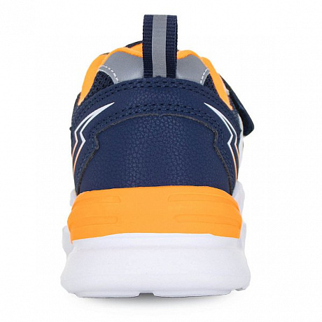 Кроссовки ортопедические Ортобум для мальчиков 33223-22 бело-синие с оранжевым. Изображение 6 из 6
