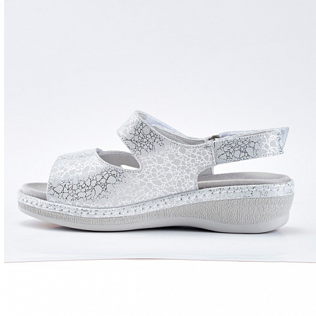 Сандалии Suave Athens женские 15007T-1I13 серебряные. Изображение 3 из 4